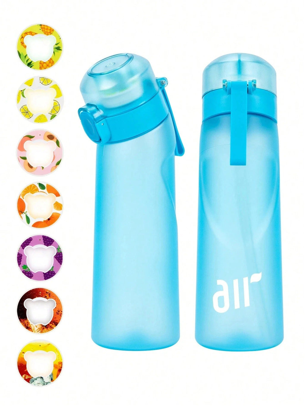 650Ml Air Water Bottle with 7 Fruit Pods Included Flavoured Water Bottle Up UK