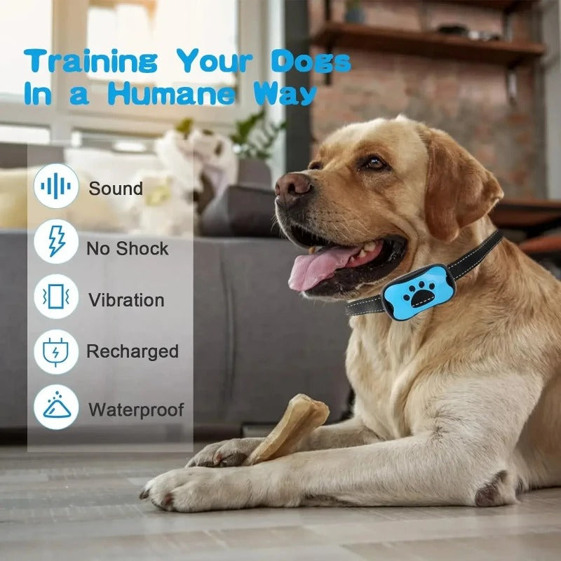 Pet Dog Anti Barking Device USB Rechargeable Dogs Training